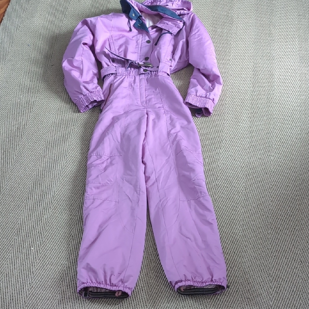 Vintage Feller Lilac Snowsuit Sz 8 long
